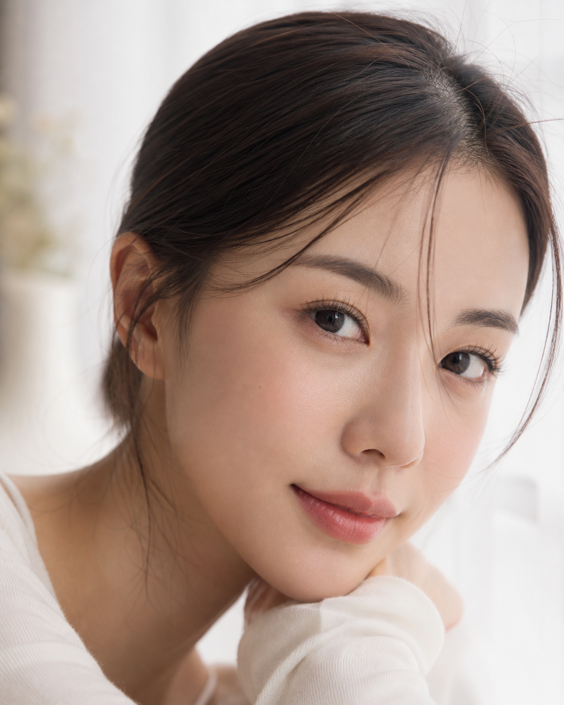 自然款美睫完成效果情境示意圖